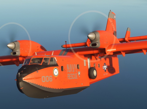 Canadair CL-415 - US NAVY  Dull/Mat Finish (Orange high visible) WIP