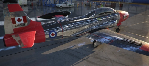Canadair CT-133 Silver Star, 133593, VU32, CFB Shearwater, Nova Scotia