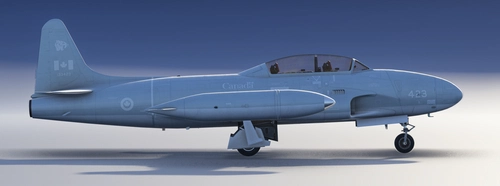 Canadair CT-133 Silver Star, MSFS2024, 439 Squadron, CFB Bagotville, Quebec