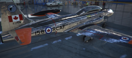 Canadair T-33 Mk.3, 21158 of No. 408 Squadron, RCAF Station Rivers, Manitoba
