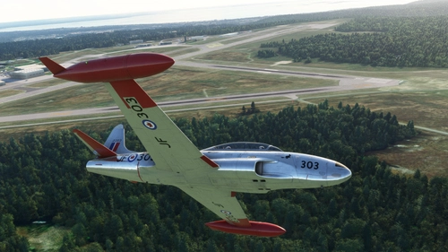 Canadair T-33 Mk.3, 21303 of 3 All Weather (Fighter) OTU, RCAF Station North Bay