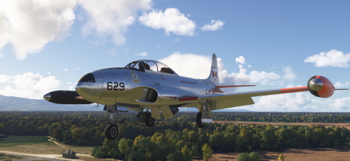 Canadair T-33 Mk.3, MSFS2024, 21629 of 4 (F) Wing, CFB Baden-Soellingen