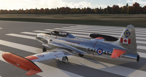 Canadair T-33 Mk.3, MSFS2024, 21452 of 2 Flying Training School, Gimli, MB
