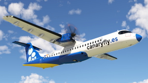 Canaryfly - EC-LAD (New Livery) - Asobo ATR 72-600 - 4K thumbnail 4