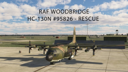 Captain Exterior, M133, Livery C-130H,  United States Air Force,  Rescue 95826