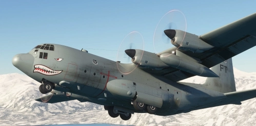 Captain Sim C130H US Pope  FT "Flying Tiger" 