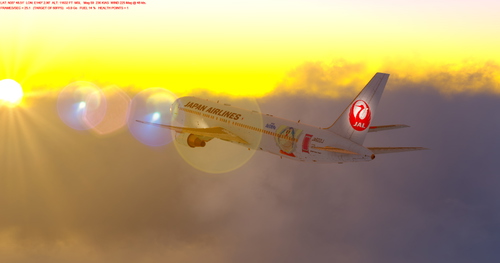 CaptainSim Boeing 767-300ER(GE) Repaint : Japan Airlines JA622J "Dorajet '17"