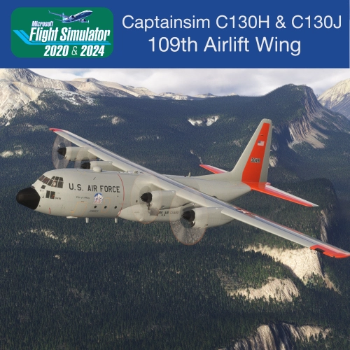 Captainsim C130H & C130J 109th Airlift Wing 83-0491