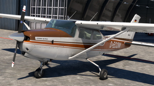 Carenado C182 RG II D-ECOM with Interior (Dyn. Reg.)