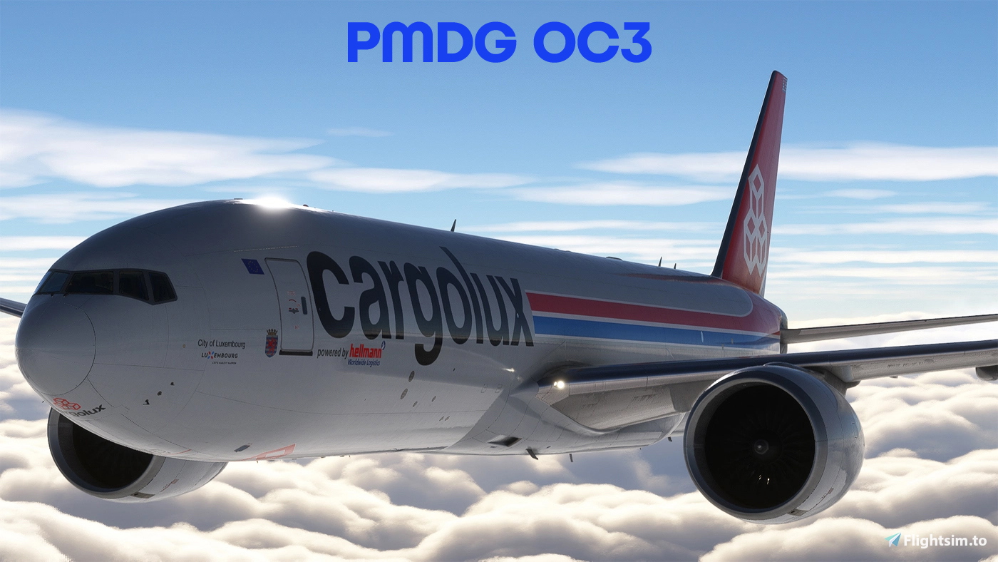 CargoLux LX-VCD PMDG B777F - Image 1