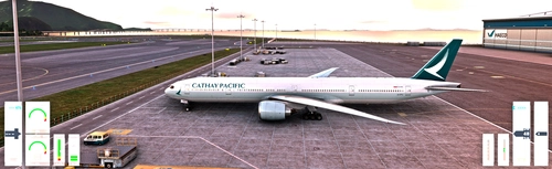 Cathay Pacific  B77W Elite Fleet Package