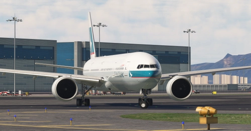 Cathay Pacific 777-300ER 1997 colors w/ Cabin