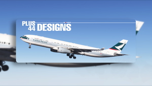 Cathay Pacific (B-HLV) iniBuilds A330-300 - 8K thumbnail 1