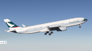 Cathay Pacific (B-HLV) iniBuilds A330-300 - 8K thumbnail 4