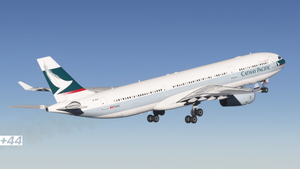 Cathay Pacific (B-HLV) iniBuilds A330-300 - 8K thumbnail 6