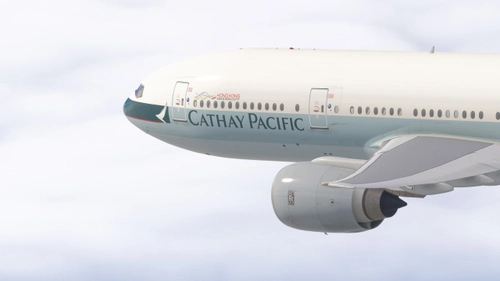 Cathay Pacific [B-HND] w/Cabin PMDG B777-200ER