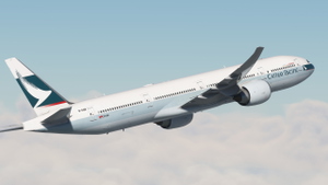 Cathay Pacific Classic [B-KQW] w/Cabin PMDG B777-300ER thumbnail 5
