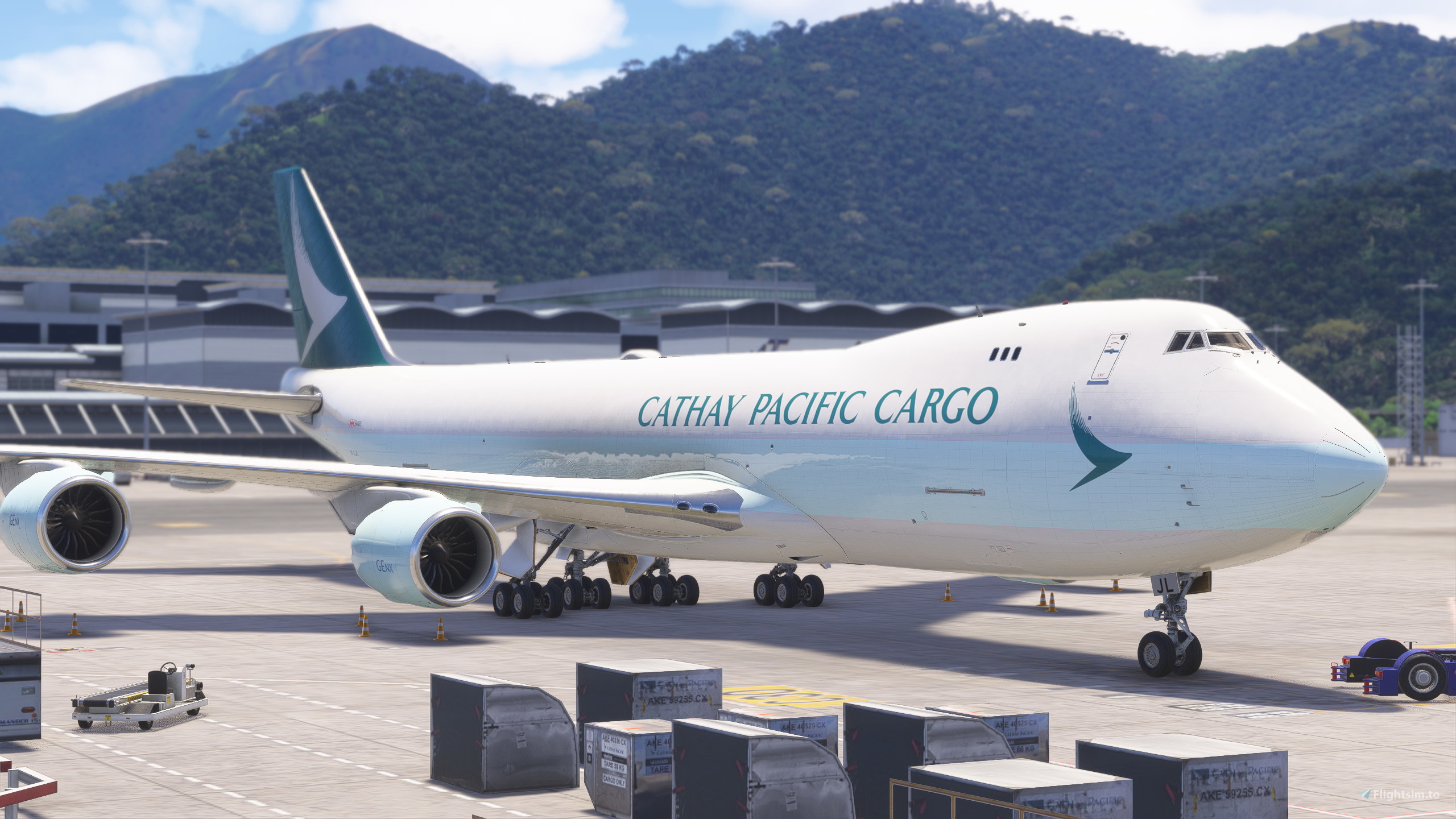 その他 Cathay Pacific Cargo Boeing 747-8F Cathay Pacific Cargo Boeing 747-8F Interactive B-LJC 100th