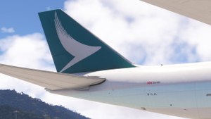 Cathay Pacific Cargo 747-8F  (B-LJL) | Asobo B747-8i thumbnail 6