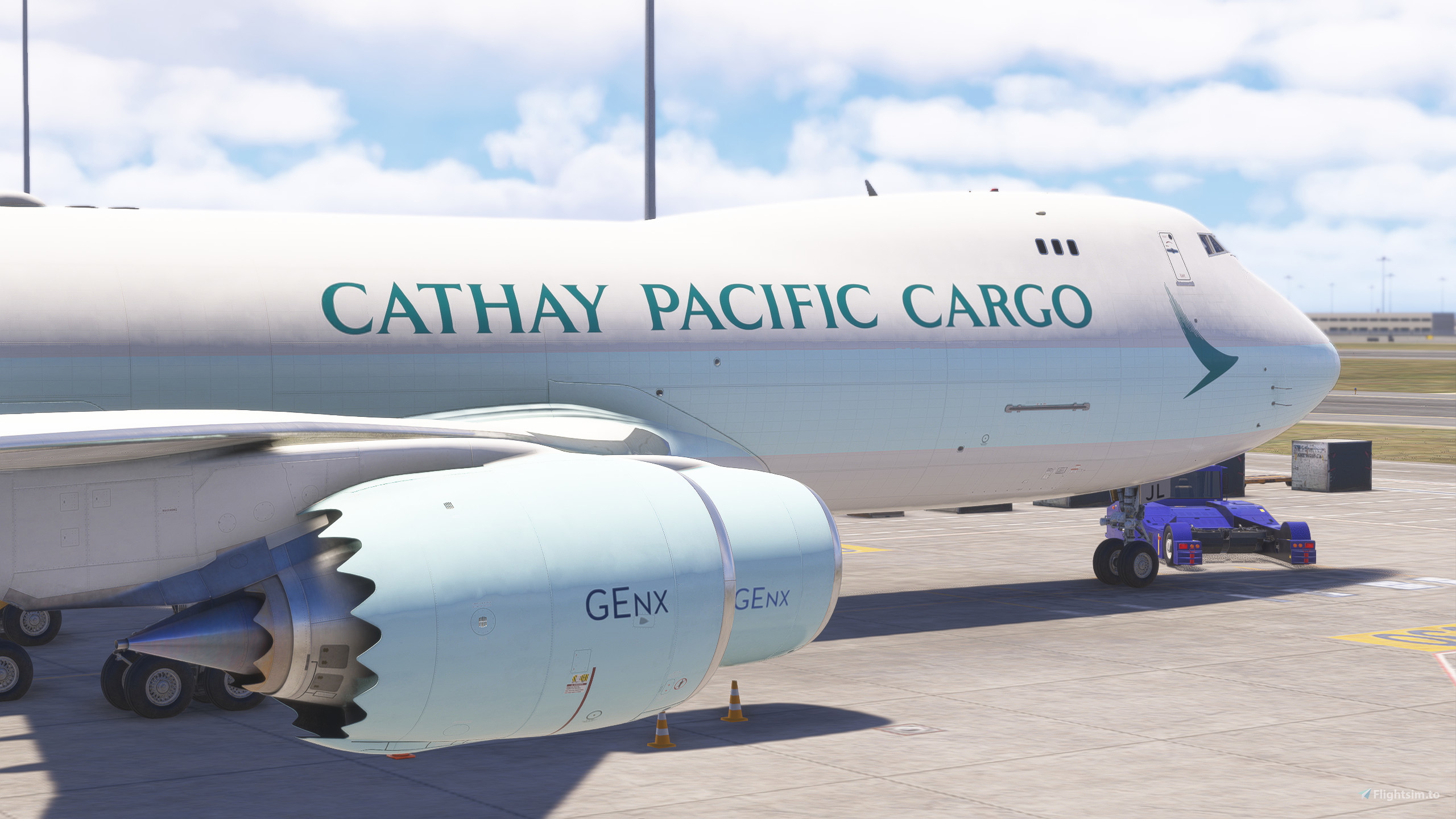 Cathay Pacific Cargo 747-8F (B-LJL) | Asobo B747-8i for