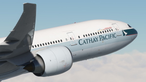 Cathay Pacific Classic [B-KQW] w/Cabin PMDG B777-300ER thumbnail 6