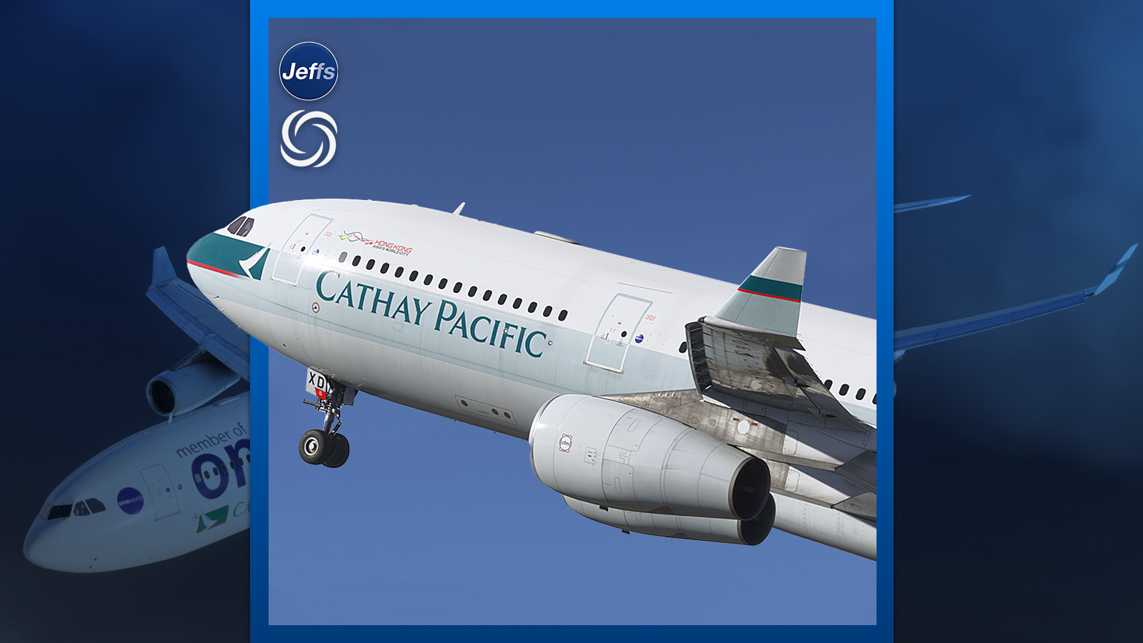 Cathay Pacific Pack | iniBuilds A340-300| 8K - Image 1