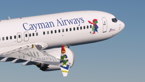Cayman Airways (Fleet) w/Cabin - iFly 737 MAX8 thumbnail 1
