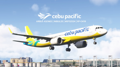 Cebu Pacific | iniBuilds Airbus A321neo | RP-C4119 | MSFS2024 