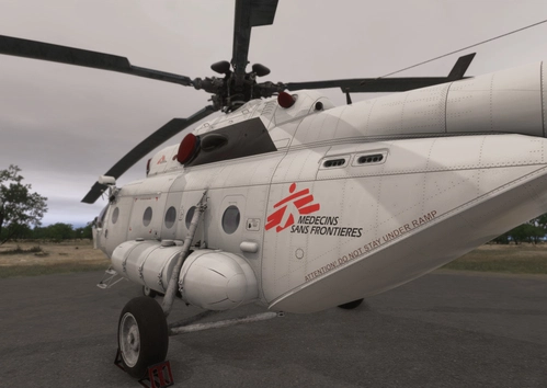 Cera Sim Mi-17 - Médecins sans Frontières (MSF)