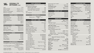 Cessna 172 Skyhawk G1000 - Checklists thumbnail 1