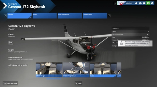 Cessna 172SP - Classic - No fairings
