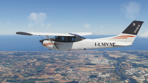  Carenado Cessna 182 RG  I-LMVM + Gauges needle vibration Mod
