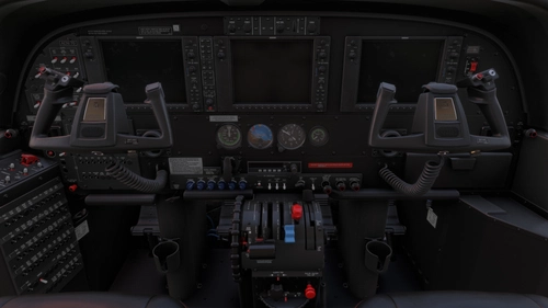Cessna 208 - Dark Cockpit and Cabin