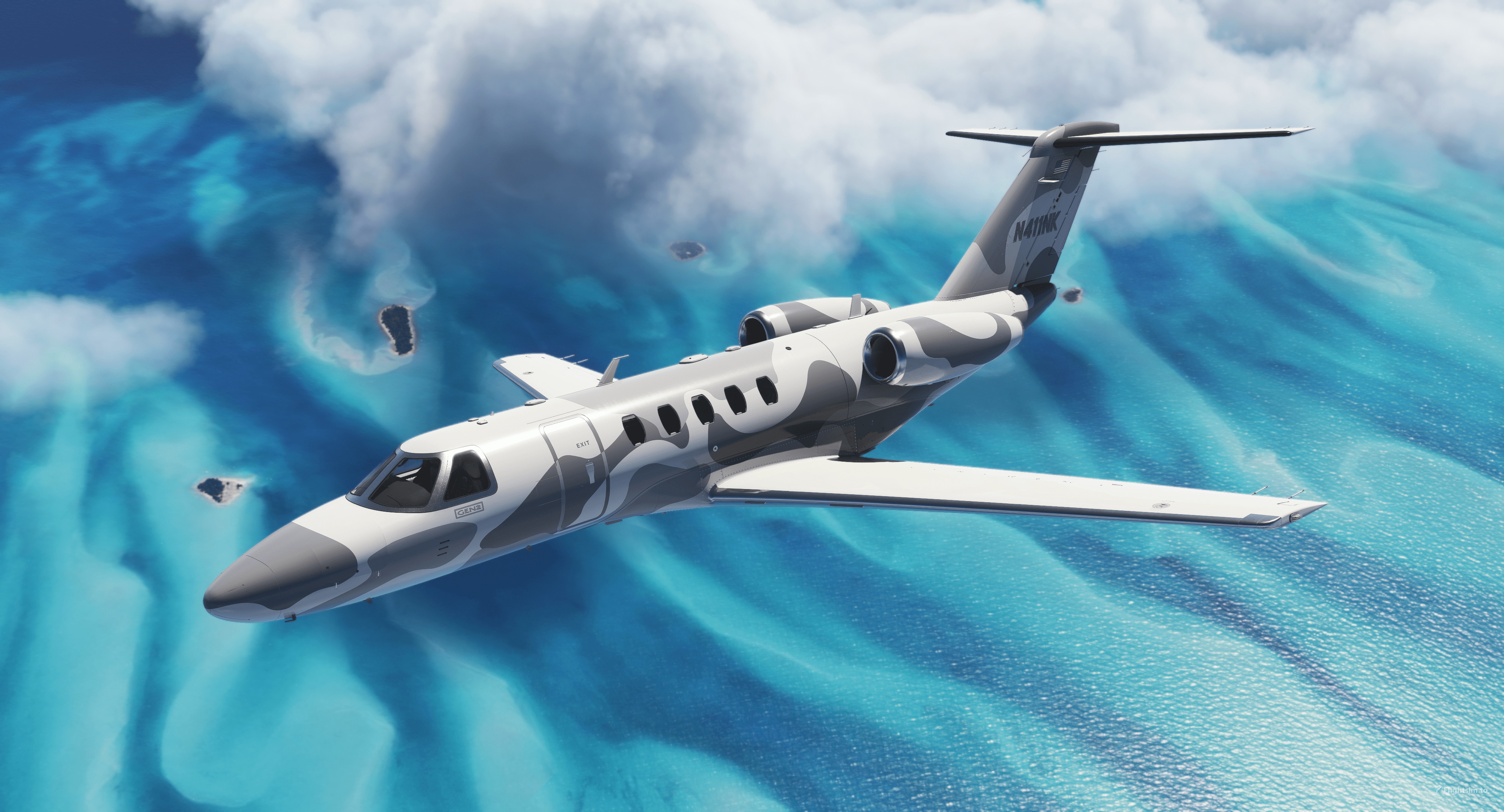 Cessna Citation CJ4 | N411NK | Gen2 for Microsoft Flight