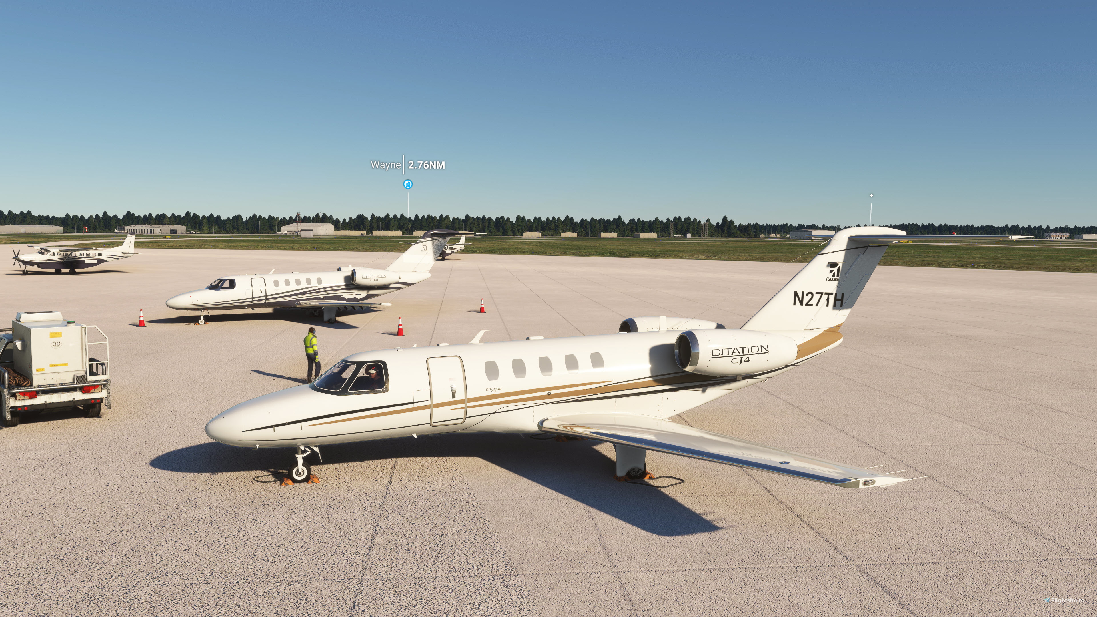 Cessna Citation CJ4 N27TH - Aircraft Liveries for MSFS | Flightsim.to