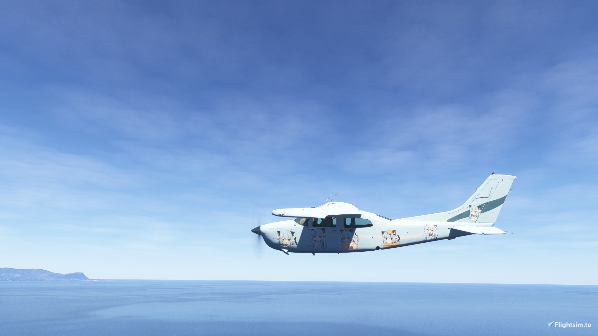 Cessna CT210N Nekoha Shizuku - Aircraft Liveries for MSFS