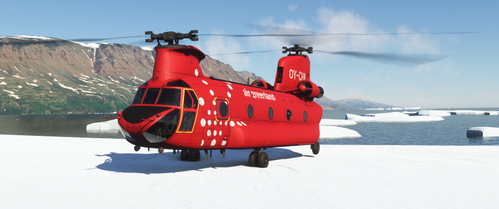 CH47-D Chinook Air Greenland (fictional)