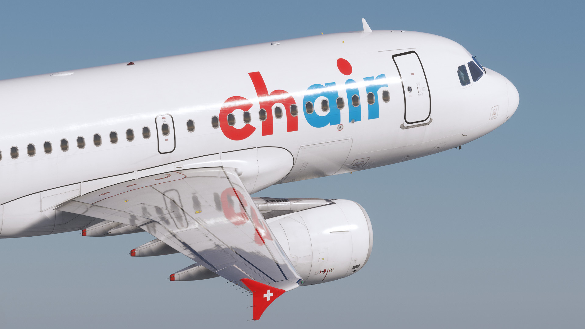 Chair Airlines (HB-JOJ) - Fenixsim A319 CFM - Aircraft Liveries