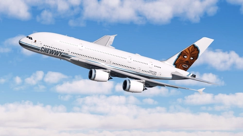 Chewwy Airlines G-DSTR | FlyByWire A380 | Fictional