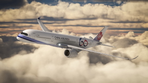 China Airlines | B-18917 | 60th Anniversary Livery | inibuilds A350 Airliner thumbnail 7