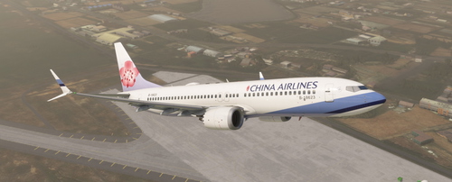 China Airlines B18623 | Fictional | w/ Cabin |  iFly 737 MAX 8 | Requested