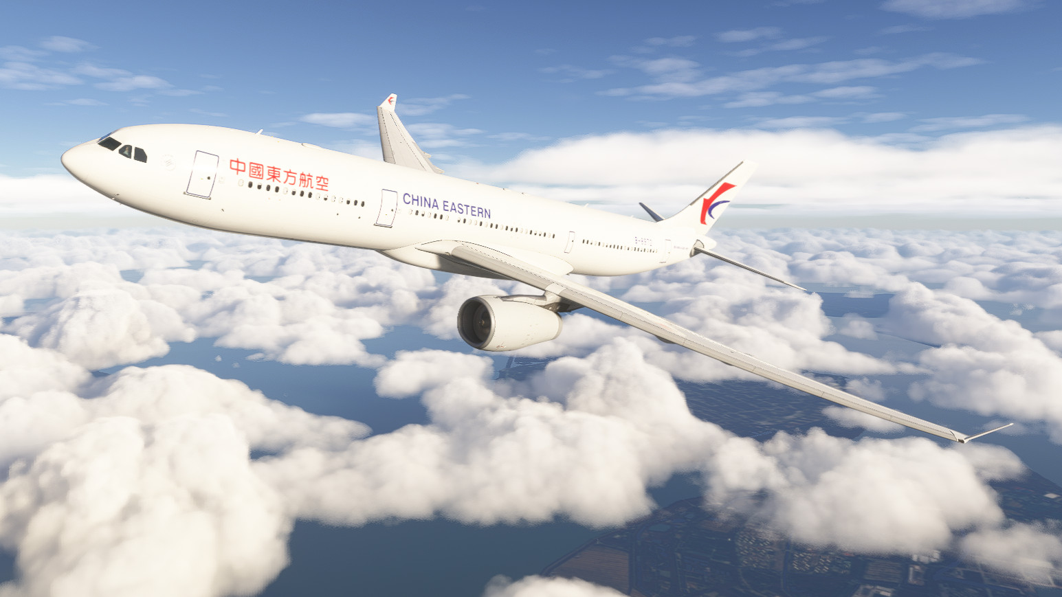 China Eastern Airlines B-8972 w/Cabin | iniBuilds Airbus A330-300 RR [8K/4K] - Image 1
