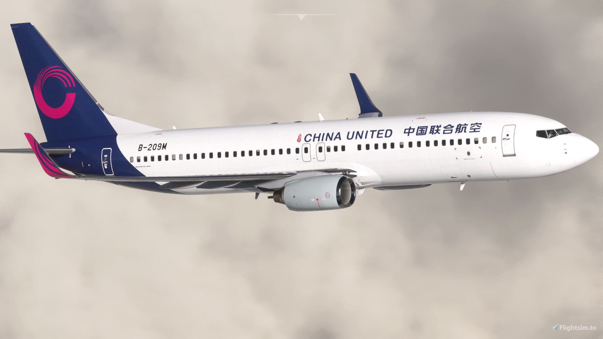 China United Airlines B-209M | PMDG 737-800 for Microsoft Flight