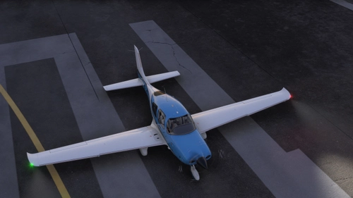 Cirrus SR22T light MOD and free nose wheel castering