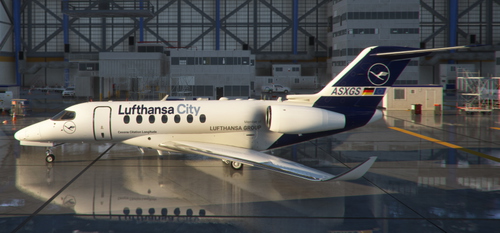 Citation Longitude - Lufthansa City - Livery