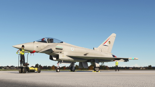 Cj Simulations Typhoon RAF Warton Typhoon ZJ938