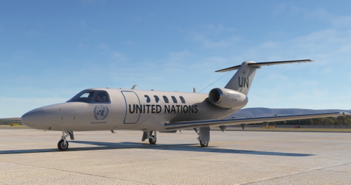CJ4 United Nations livery