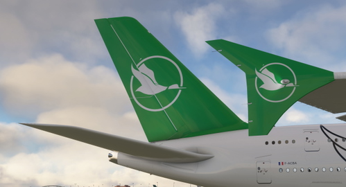 Coin Coin Airlines [F-ACBA] FBW  A380X Clean and Dirty