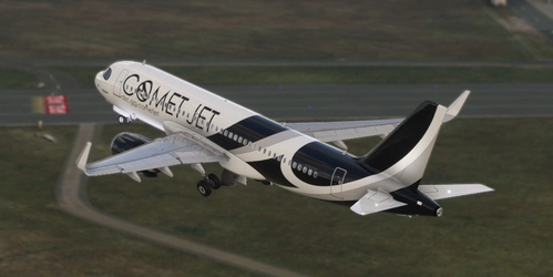 CometJet VA A320neo IniBuilds New Livery