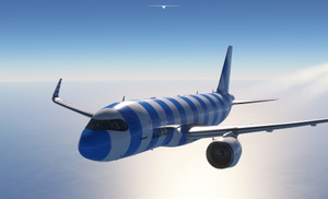 [A32NX] Condor A320Neo, blue with cockpit mask thumbnail 2